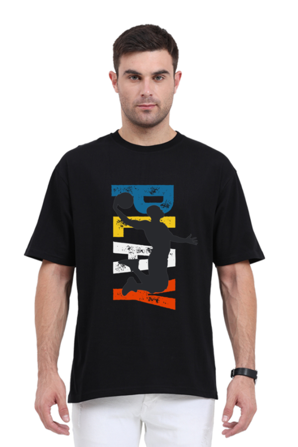 URBIDA Retro Play Theme Graphic Printed Pure Cotton Oversize T-shirt - Image 12