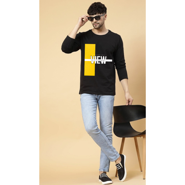URBIDA Inspirational Theme Premium Cotton Full-sleeve T-shirt for Men - Image 5