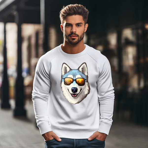 Urbida Wild Edition Wolf Theme Graphic Printed Pure Cotton 300 GSM Premium Sweatshirt - Image 5