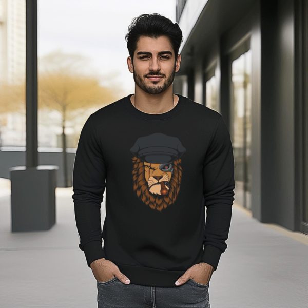 Urbida Wild Theme Graphic Printed Pure Cotton 300 GSM Premium Sweatshirt - Image 5
