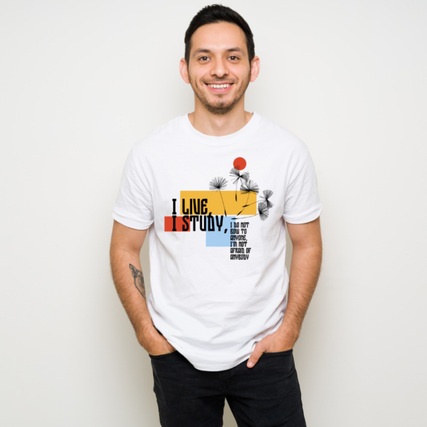 URBIDA Inspirational Theme Pure 100%- Cotton half sleeve  T-shirt - Image 6