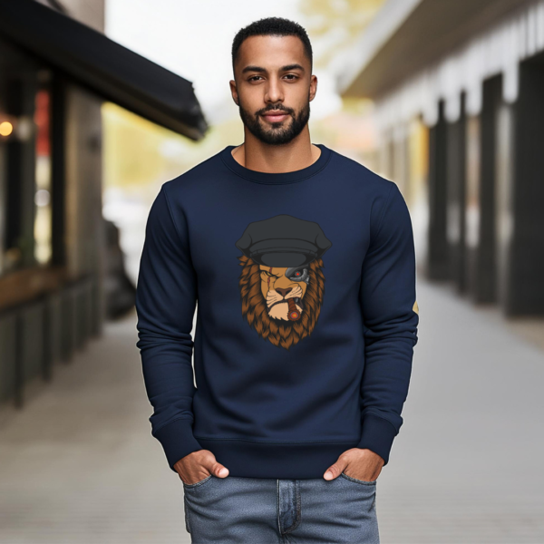 Urbida Wild Theme Graphic Printed Pure Cotton 300 GSM Premium Sweatshirt - Image 8
