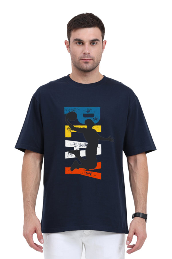 URBIDA Retro Play Theme Graphic Printed Pure Cotton Oversize T-shirt - Image 13
