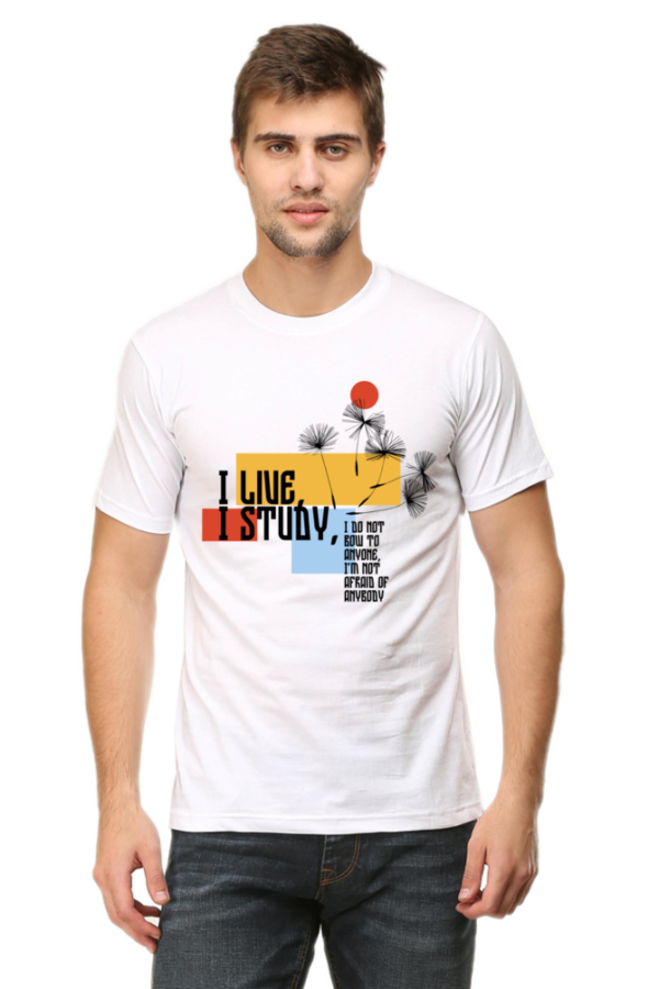 URBIDA Inspirational Theme Pure 100%- Cotton half sleeve  T-shirt - Image 8