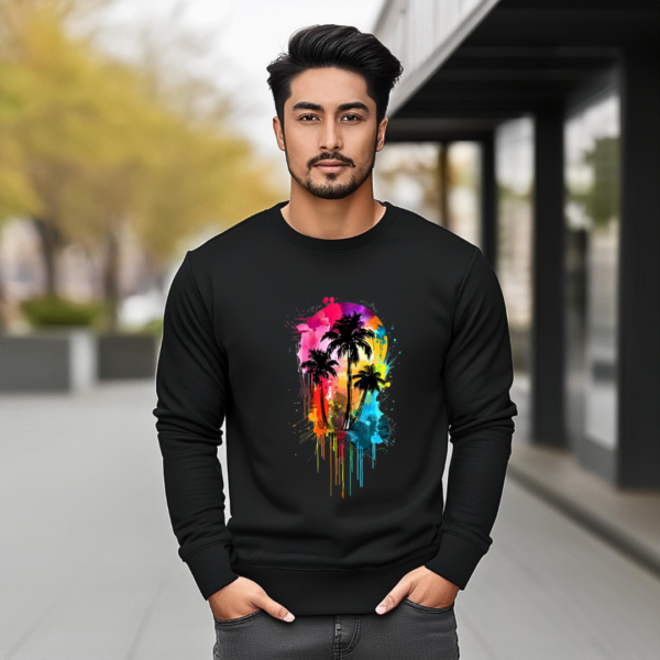 Urbida Retro Theme Graphic Printed Pure Cotton 300 GSM Premium Sweatshirt - Image 4