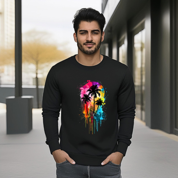 Urbida Retro Theme Graphic Printed Pure Cotton 300 GSM Premium Sweatshirt - Image 5