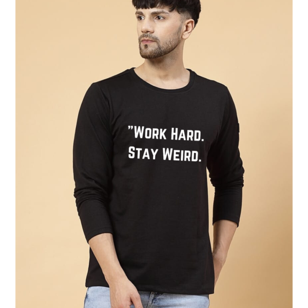 URBIDA Inspirational Quote Theme Premium Cotton Full-sleeve T-shirt - Image 3