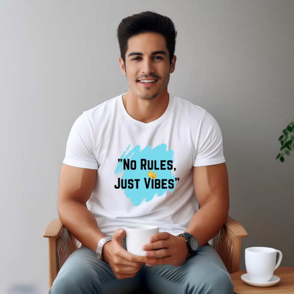 Inspirational Positive Quote Theme Graphic Printed Premium Cotton Half-sleeve T-shirt - Image 4