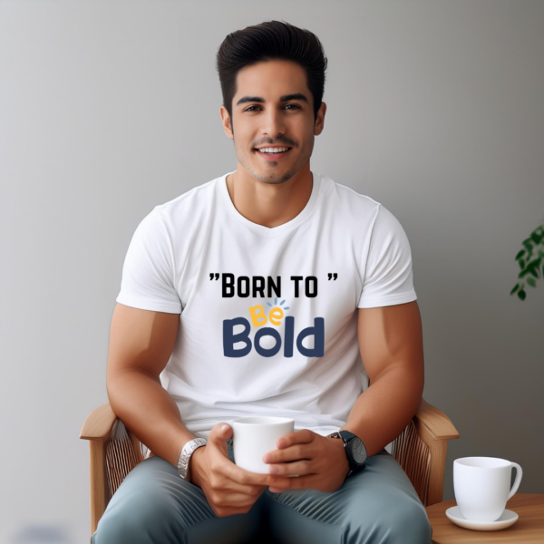 Inspirational Positive Quote Theme Graphic Printed daily wear Cotton Half-sleeve T-shirt - Image 4