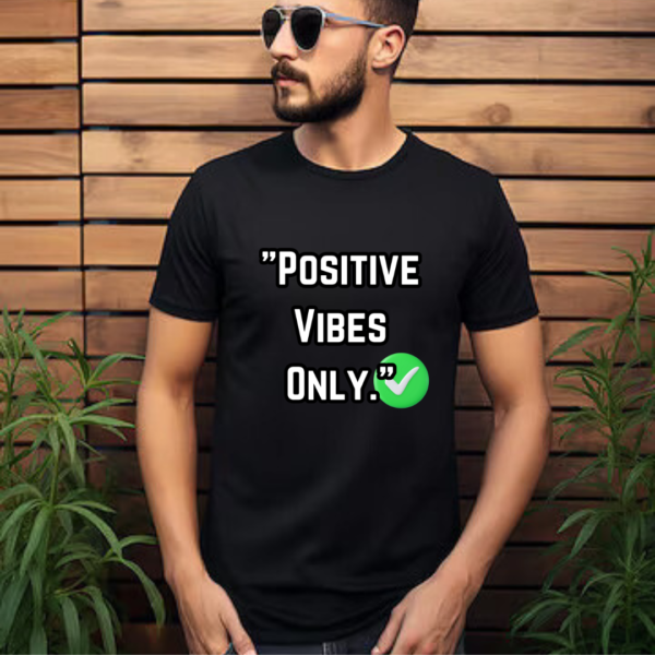 URBIDA Inspirational Quote Theme Graphic Printed Pure Cotton Half-sleeve T-shirt - Image 6