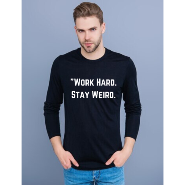 URBIDA Inspirational Quote Theme Premium Cotton Full-sleeve T-shirt - Image 6