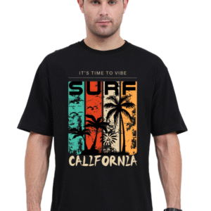Urbida Summer Beach Theme Premium Cotton Oversize Tshirt