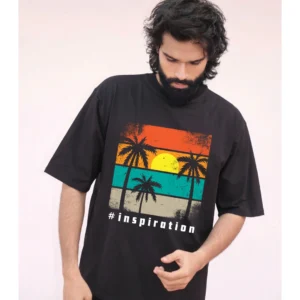 Urbida's Retro Vibe Premium Cotton Oversized Summer Beach T-Shirt Men