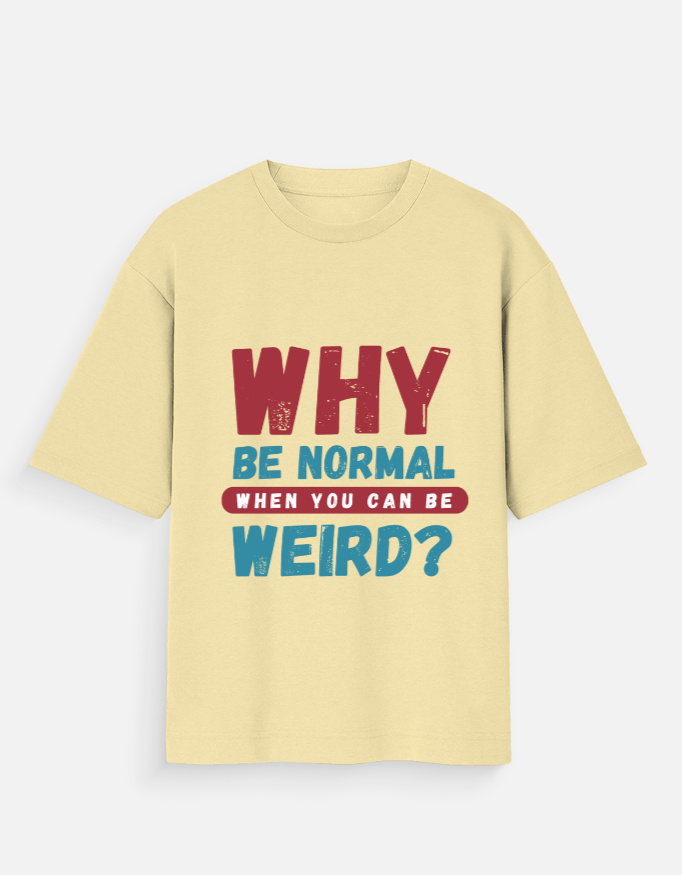 Urbida Bold Print Quote T-Shirt | Premium Cotton Beidge colour Tees - Image 9