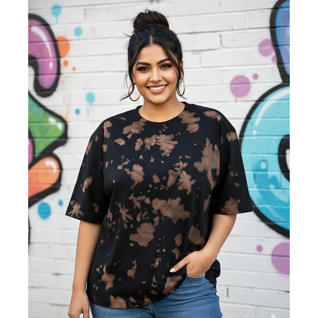 Urbida Premium Cotton Tie Dye Oversized T-Shirt for her - Image 6