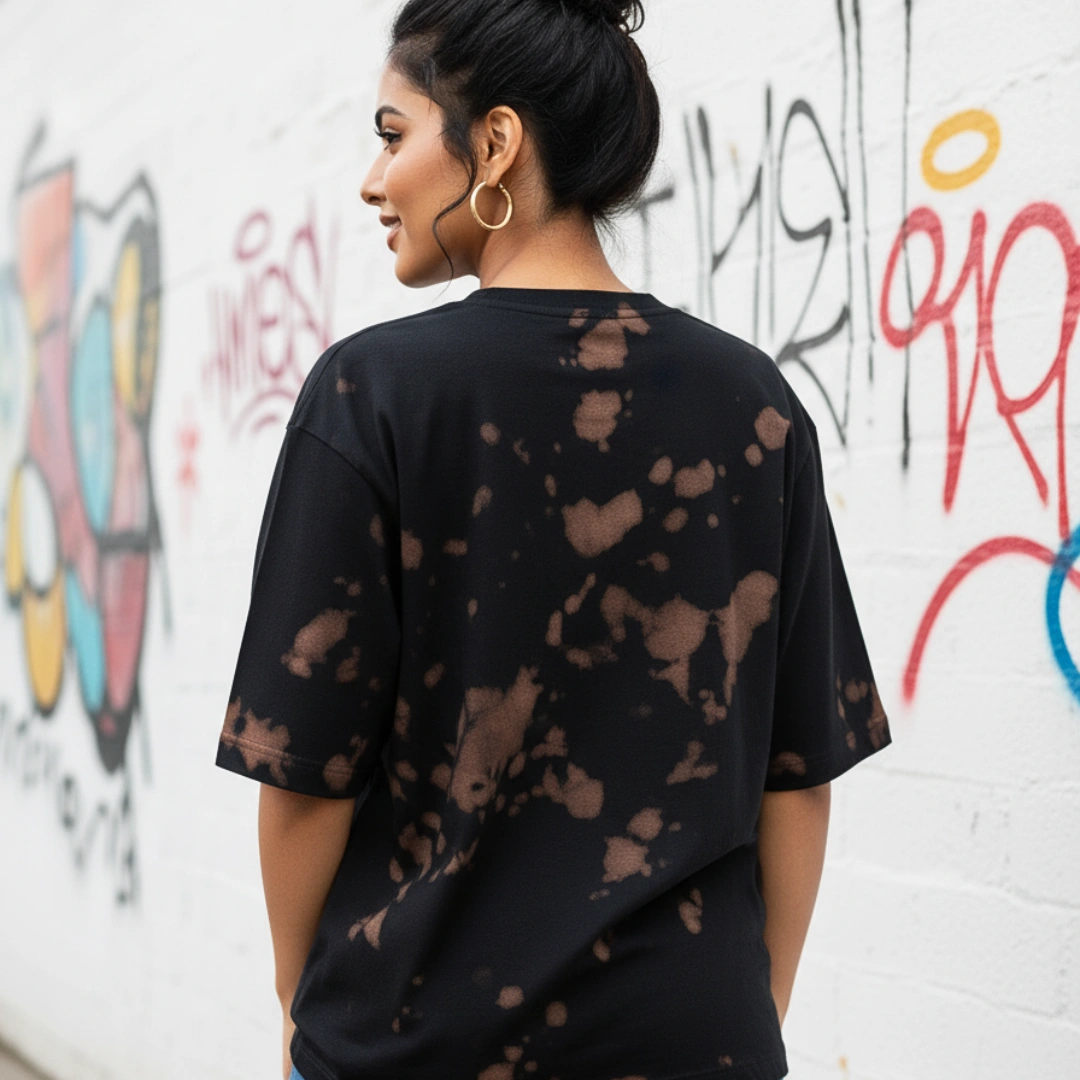 Urbida Premium Cotton Tie Dye Oversized T-Shirt for her - Image 7