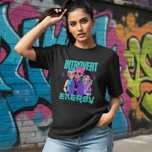 Classic Cotton Oversized Anime T-shirt